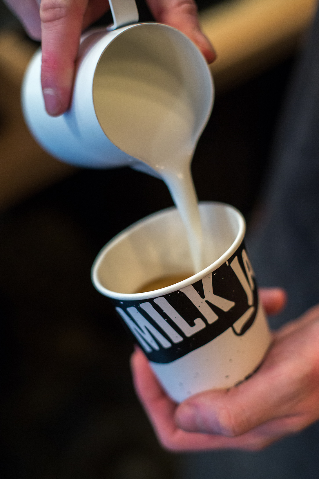 Milk Jagger coffee branding